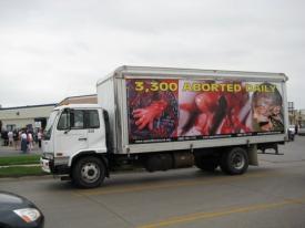 Truth Truck Will Deliver New Year’s Message To Pro-life Traitor Sen. Ben Nelson - 3300 unborn children aborted daily