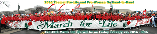 March for Life - Friday January 22, 2016 Washington, D.C., USA - MarchForLife.org